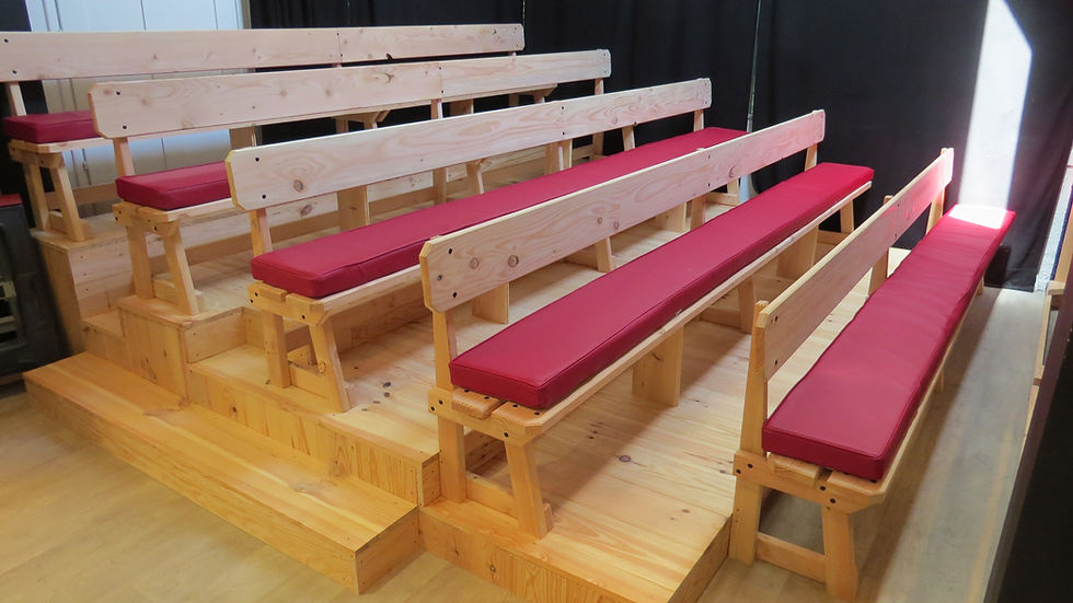 Gradin sur mesure théâtre de poche