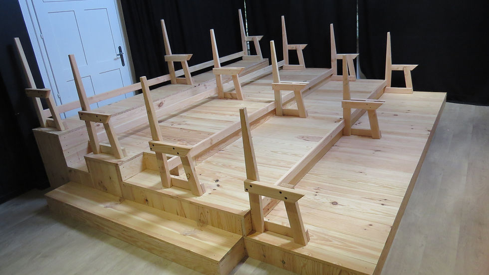 Gradin sur mesure théâtre de poche