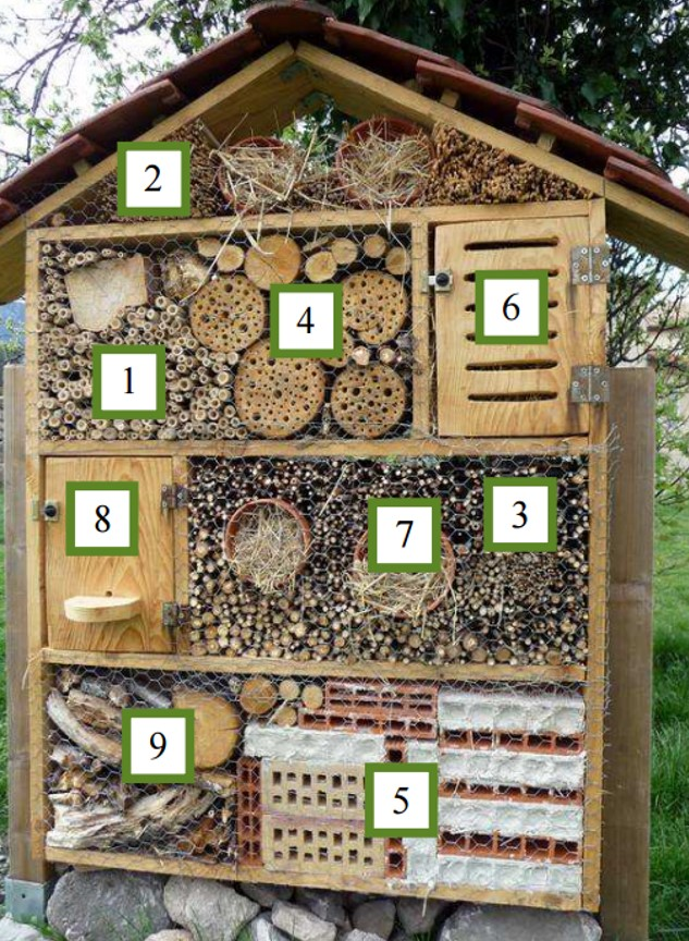 5. Confectionner un hôtel à insectes...