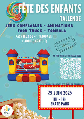 Fête des enfants de Tallende, le 29 juin 2025