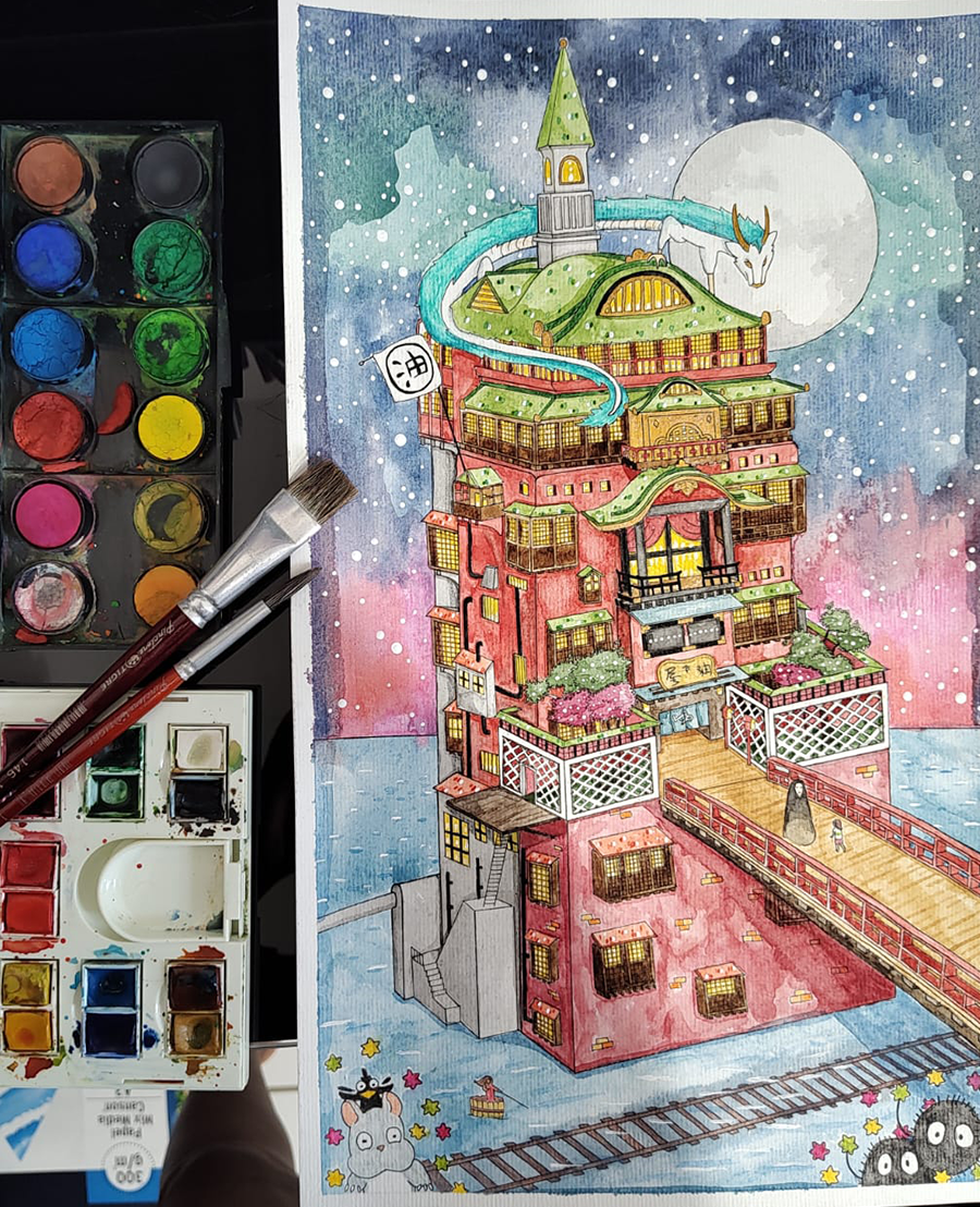Minha aquarela preferida 🎨