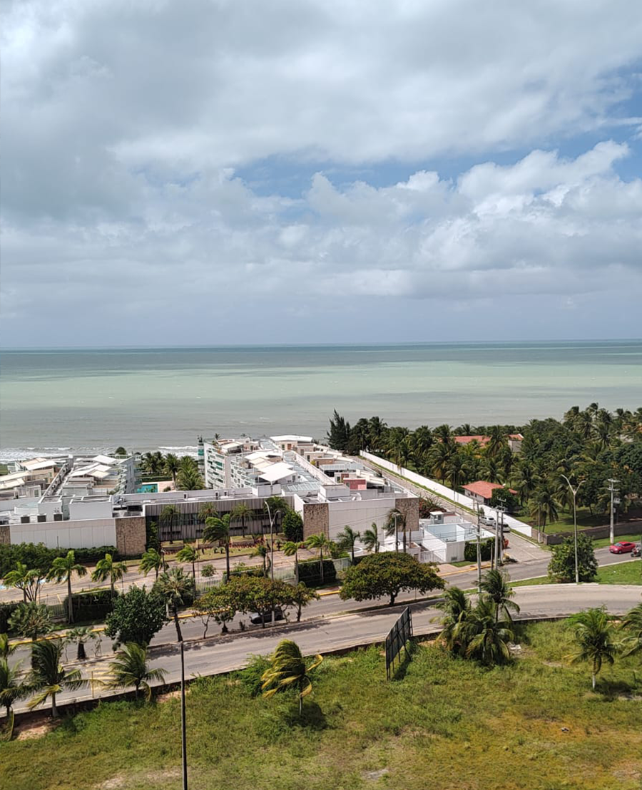 Essa é a vista da minha janela 🌊