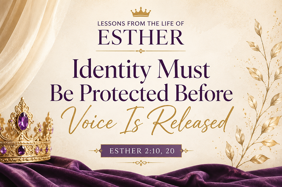 Identity Must Be Protected Before Voice Is Released |Part 3