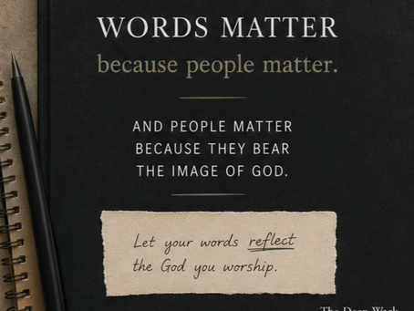 #Words Matter