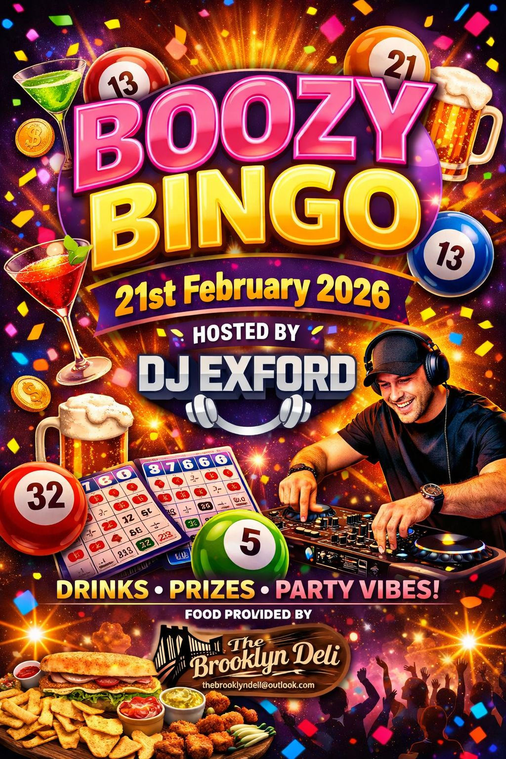 Boozy Bingo Ticket
