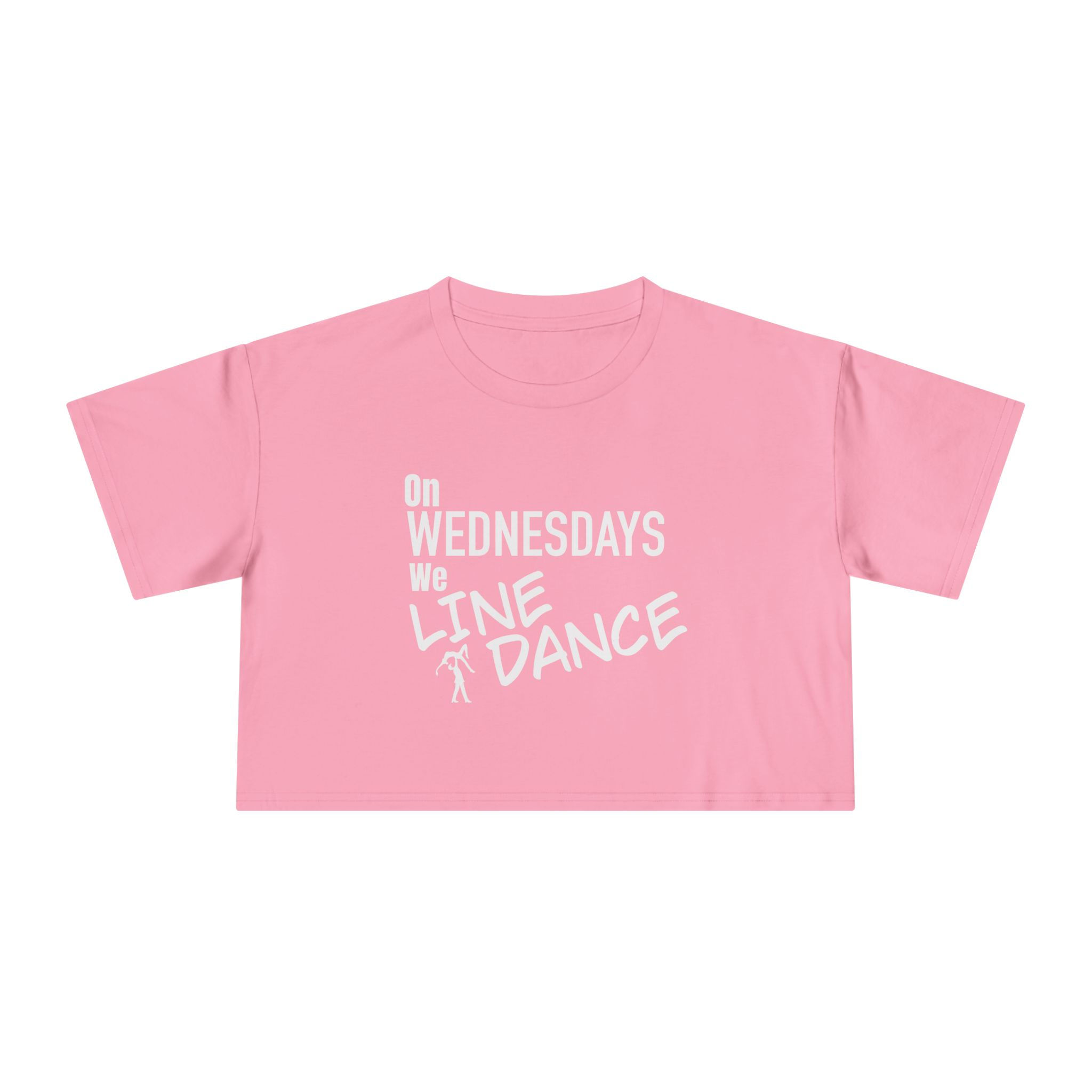Wednesdays We Line Dance - Outlaw Cropped T Shirt