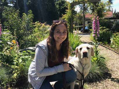 Trusting her health to the paws of a dog, Lauren & Ricki