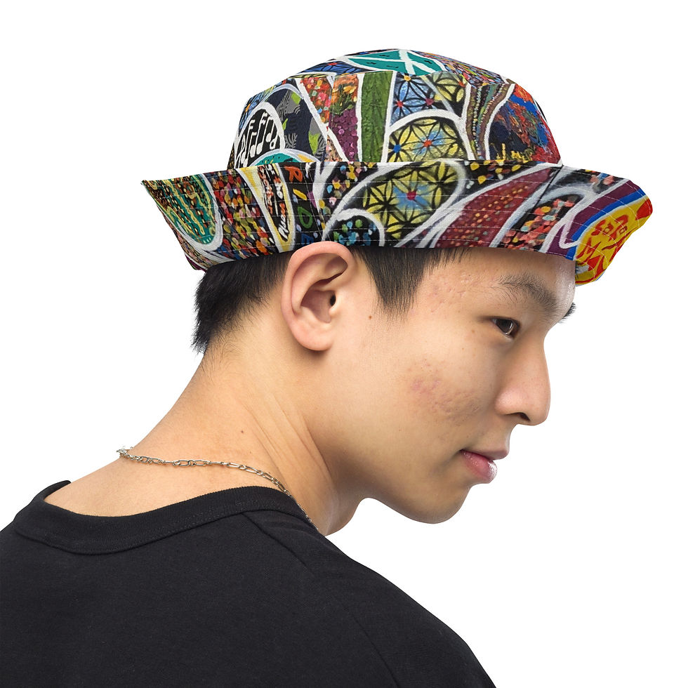 Thumbnail: Jazzed "Original Art" Reversible bucket hat