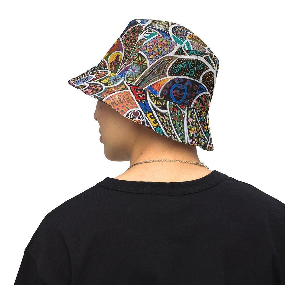 Thumbnail: Jazzed "Original Art" Reversible bucket hat