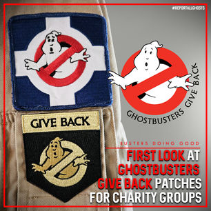 First Look At Official Ghostbusters Give Back Initiative Patches! 