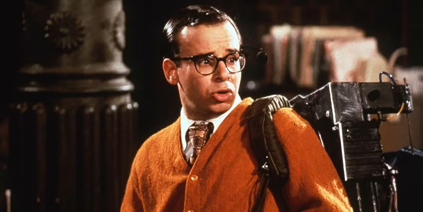 Moranis in Ghostbusters 2, Columbia Pictures Studios 1989