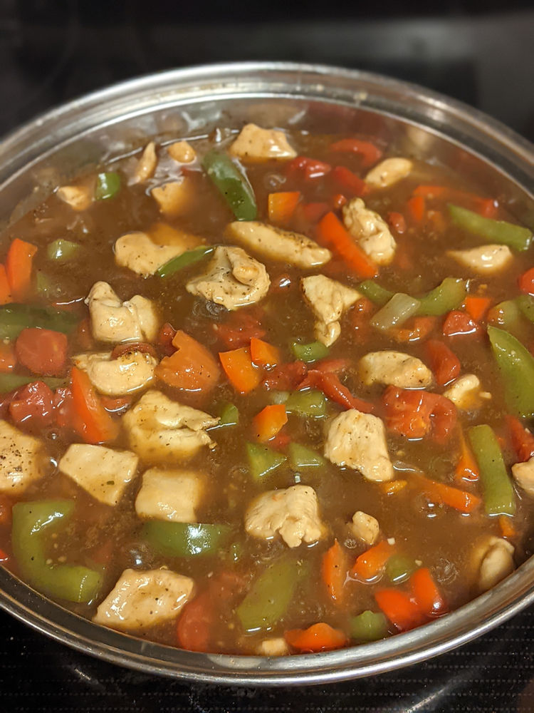 Easy and Scrumptious Chicken Pepper Steak and Rice
