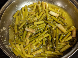Addictive Garlic Lemon Asparagus