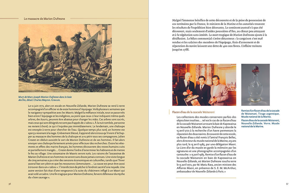 Miniature : Voyage en terres australes - Crozet & Kerguelen,  1722-2022