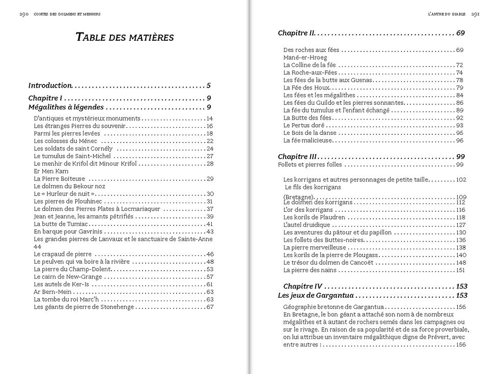 Miniature : Contes populaires des dolmens et menhirs
