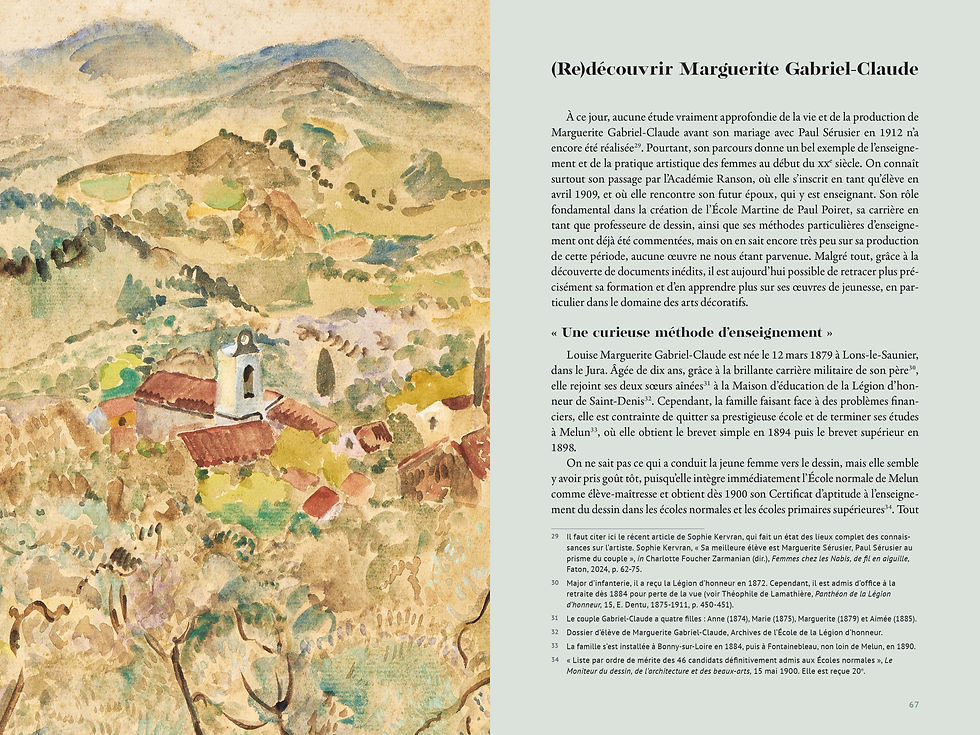 Miniature : Marguerite et Paul Sérusier - La collection révélée