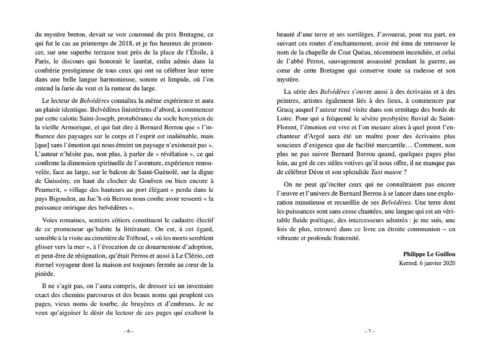 Thumbnail: Belvédères - VERSION NUMERIQUE