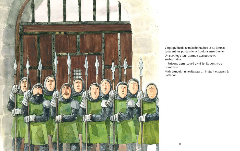 Miniature : Lancelot - L'enfance d'un chevalier