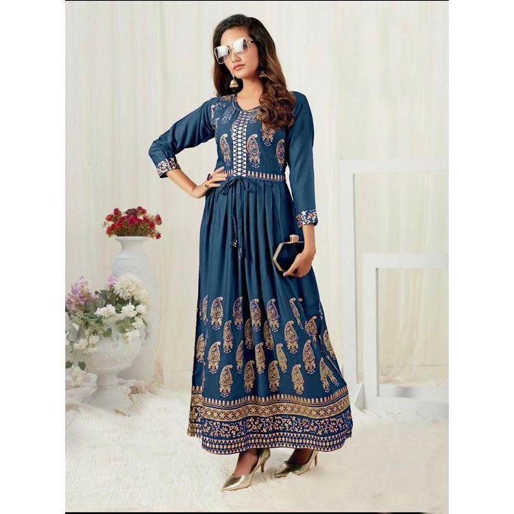 Thumbnail: (M-2XL) Rayon Kurti (10-15 delivery days)