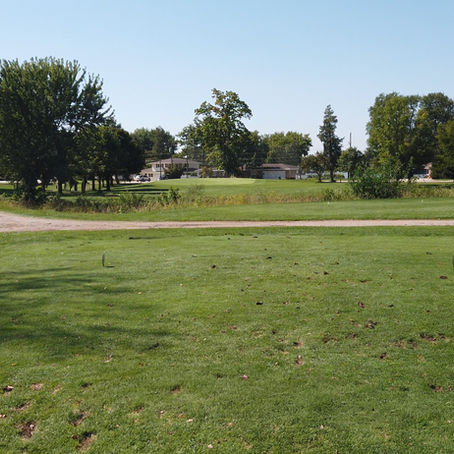 Hole #1 at Van Berg Golf Course In Columbus, Nebraska
