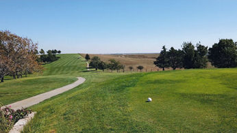 Hole 1 at Gibbon Valley View Golf Course in Gibbon, Nebraska