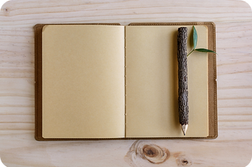 Open Notebook And Pencil