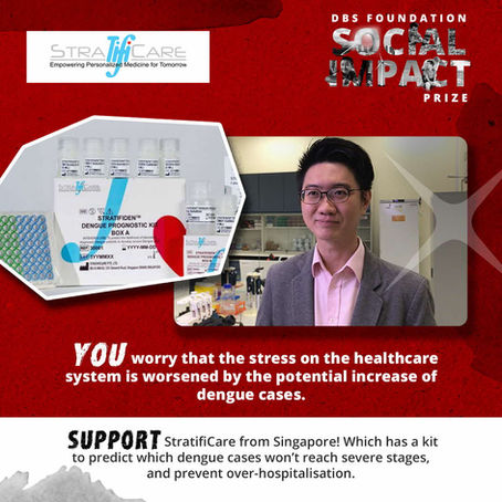 StratifiCare receives recognition for world’s first severe Dengue prediction test