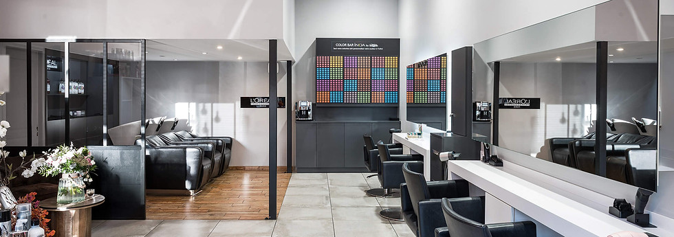 Salon plan large beauté Signature