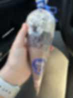 Hot cocoa kit with marshmallows and cocoa mix created by Sinai Learning Lab students for a fundraiser.