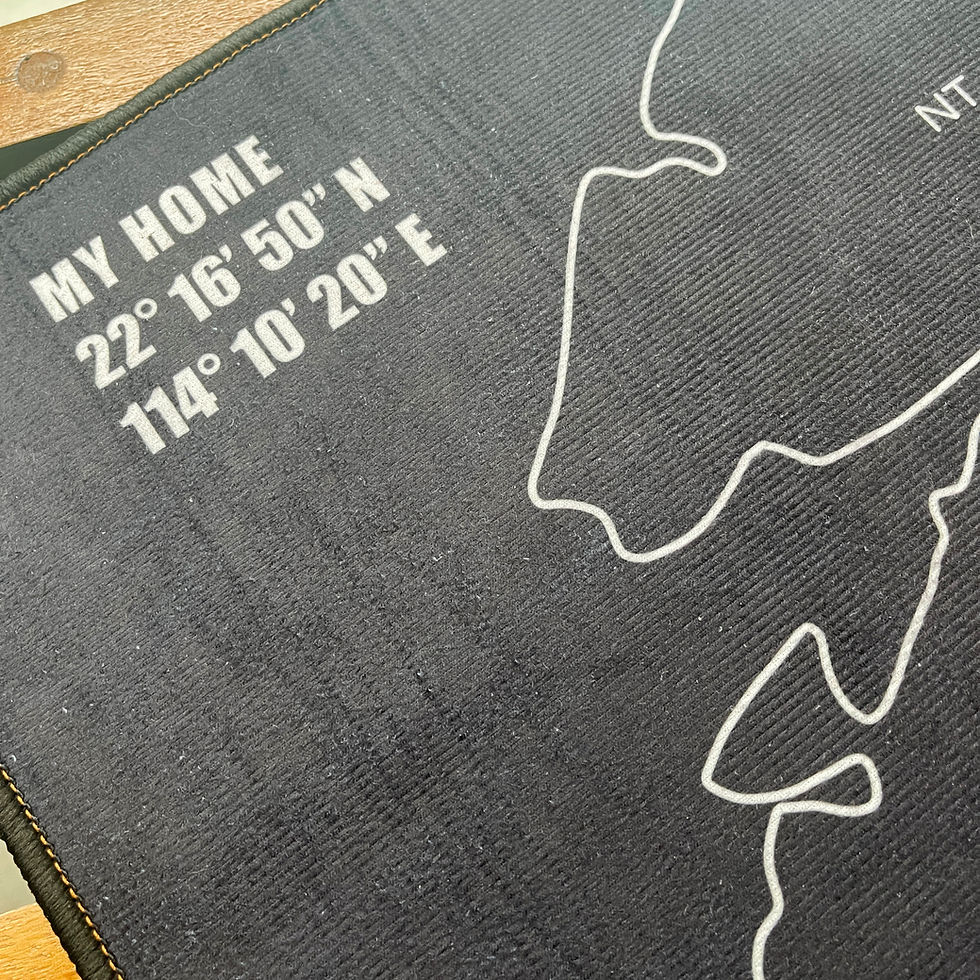 縮圖：【香港地圖】地墊訂製