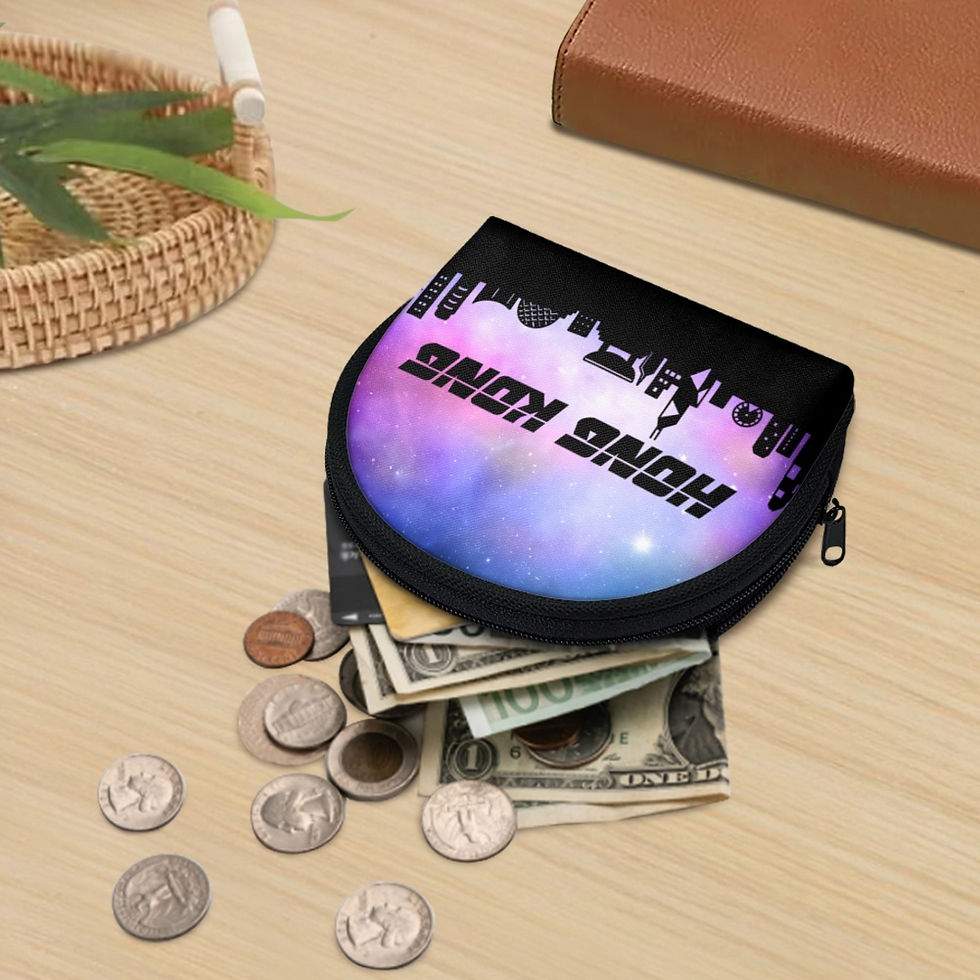 縮圖：【香港天際線(星空) 】貝殼型散紙包