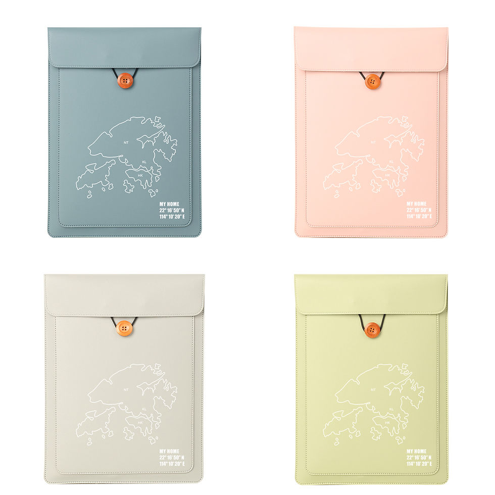 縮圖：【香港地圖MY HOME】皮革電腦袋訂製(10-16吋)(八色)