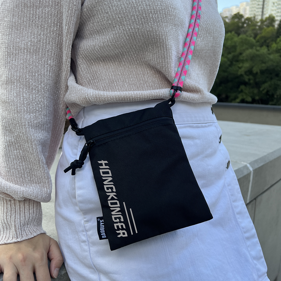 縮圖：【HONGKONGER】小斜揹袋 (配多功能掛帶)