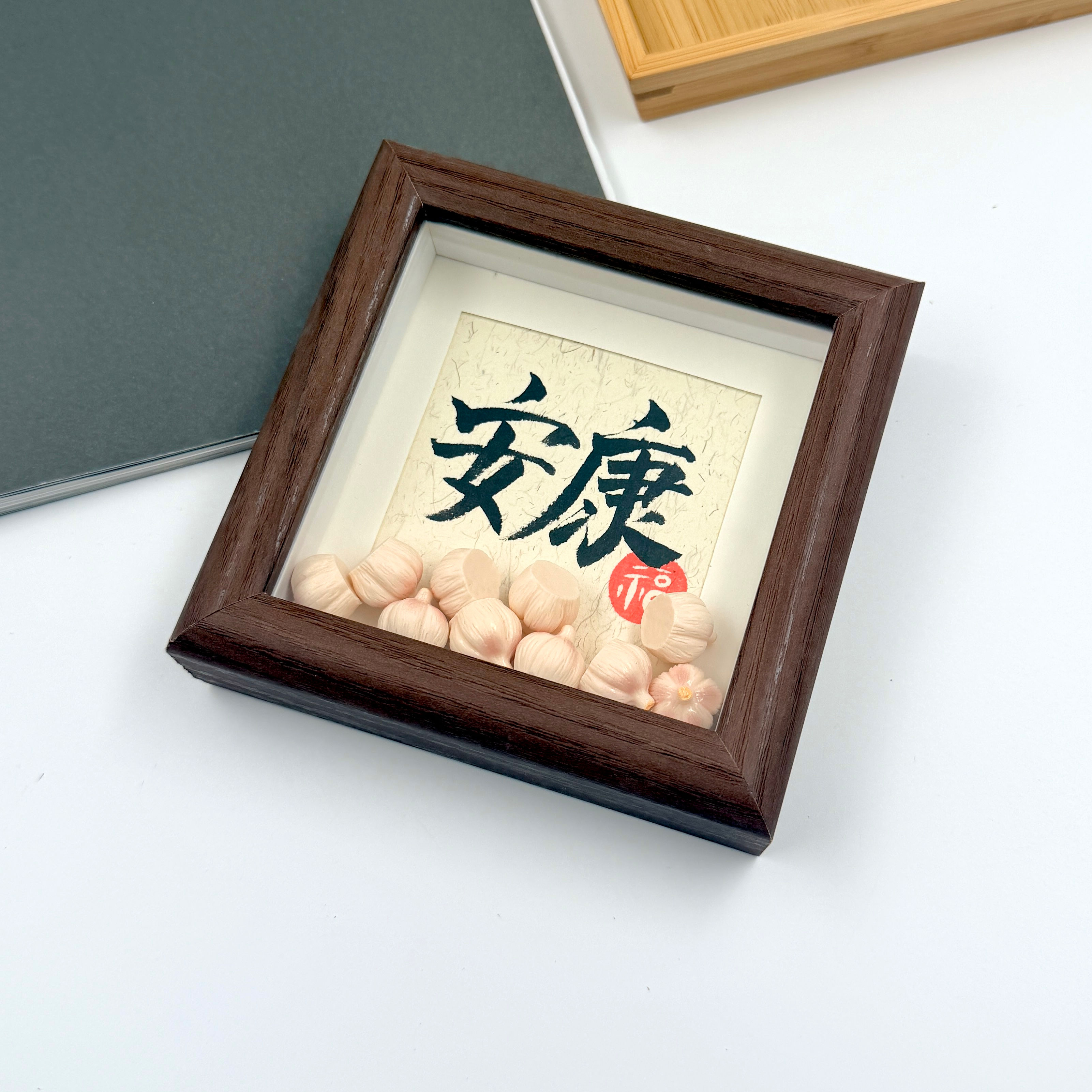 【大蒜粒粒】自訂手寫書法迷你相架