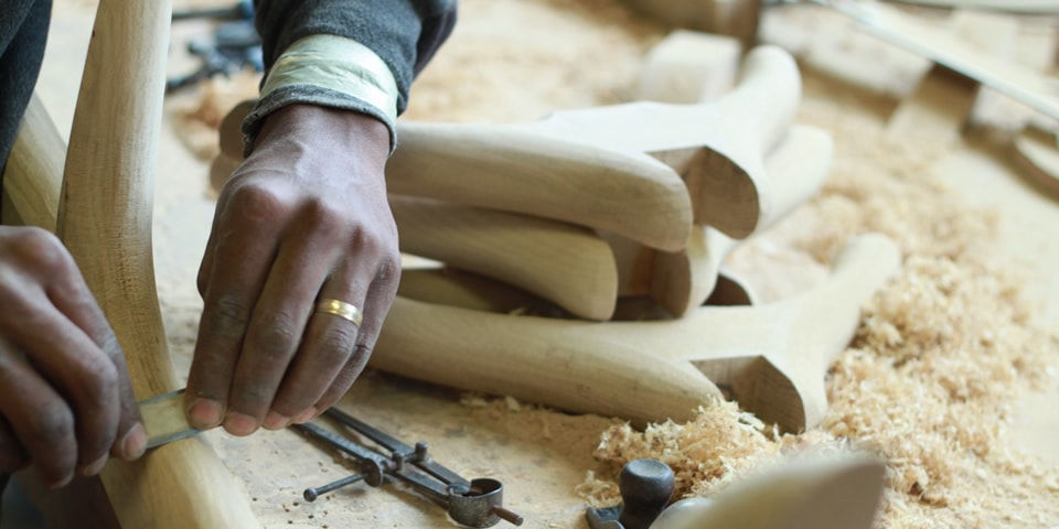 Woodworking shot close up
