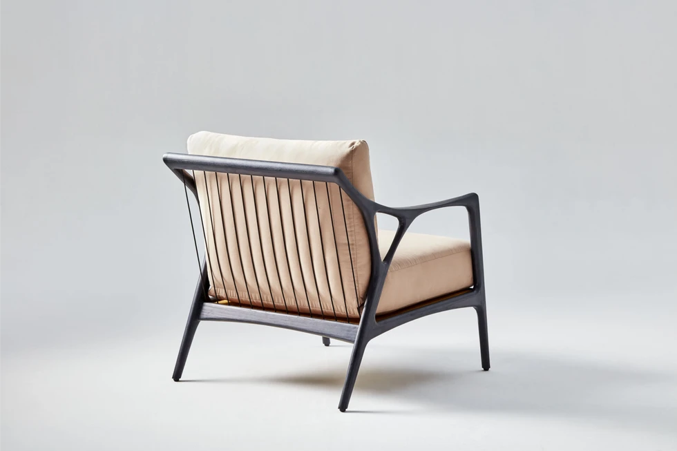 La Jolla Armchair Backview