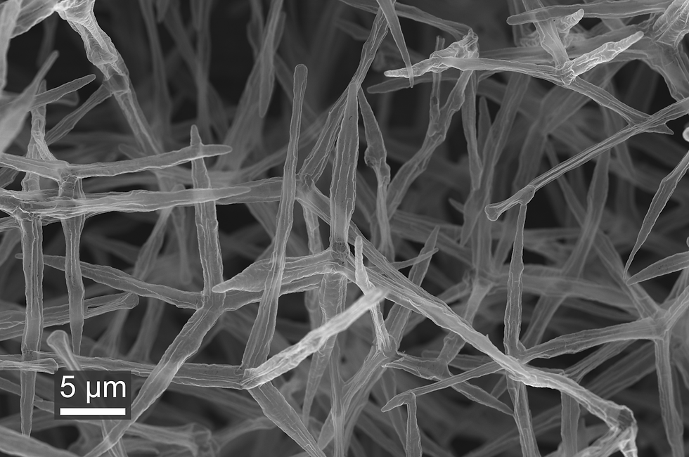 Aerographene - A network of hollow interconnected microtubes