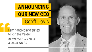 Announcing Impact Investor Geoff Davis as our CEO