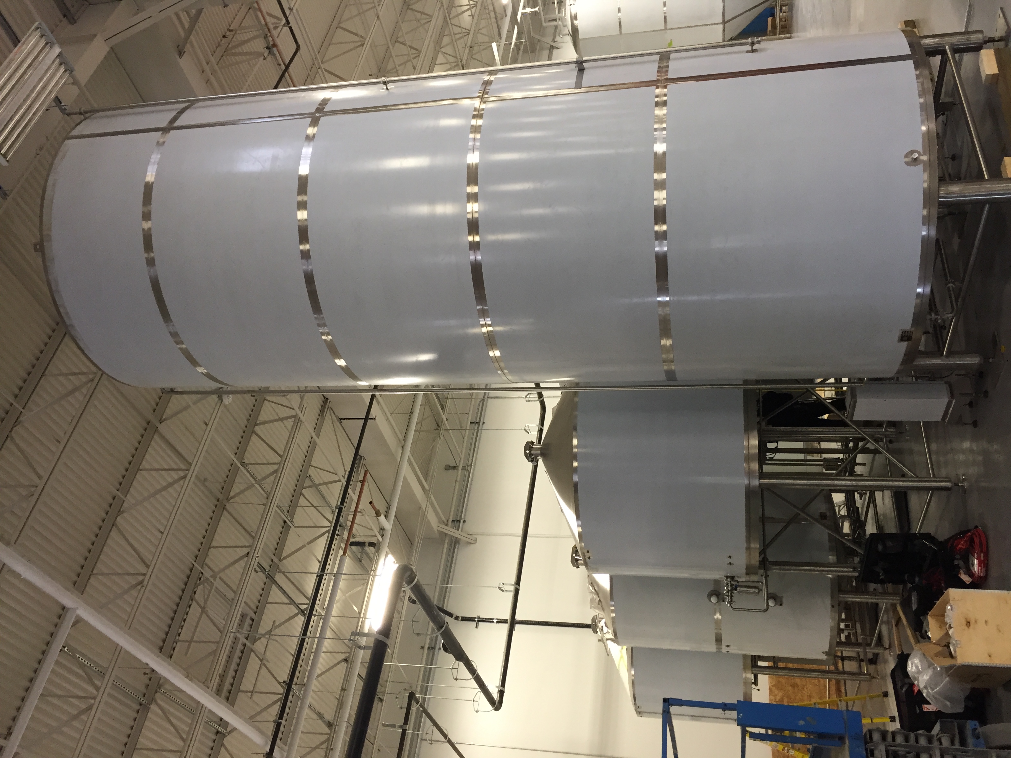 Oskar Blues tank installation