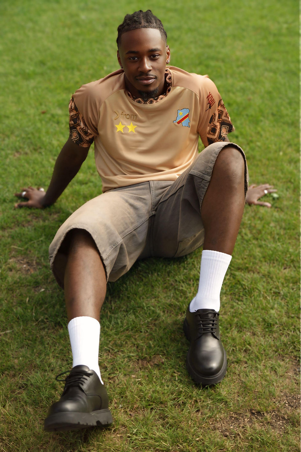 Le maillot MABELE sur un mannequin masculin