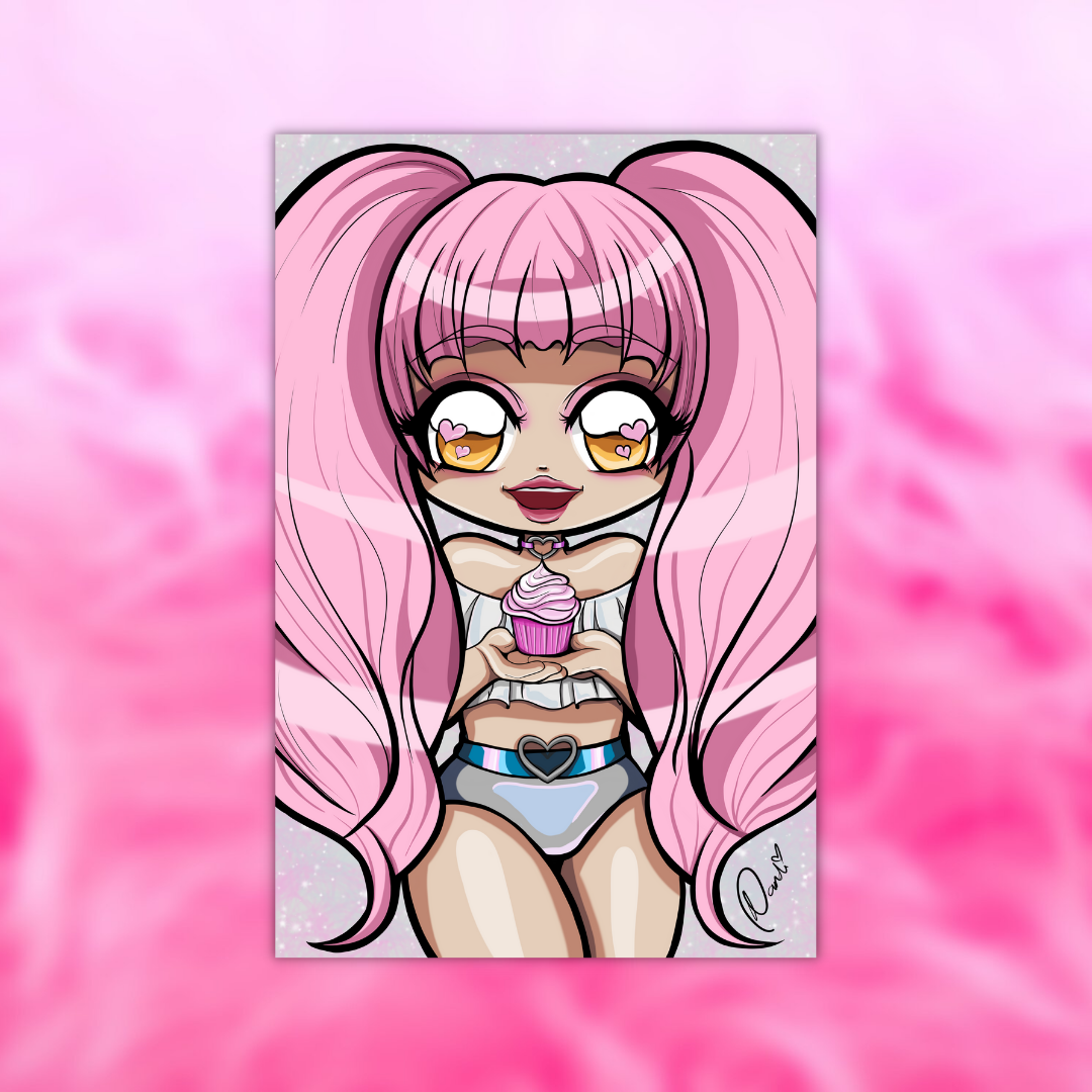 Birthday Candy Chibi Sticker