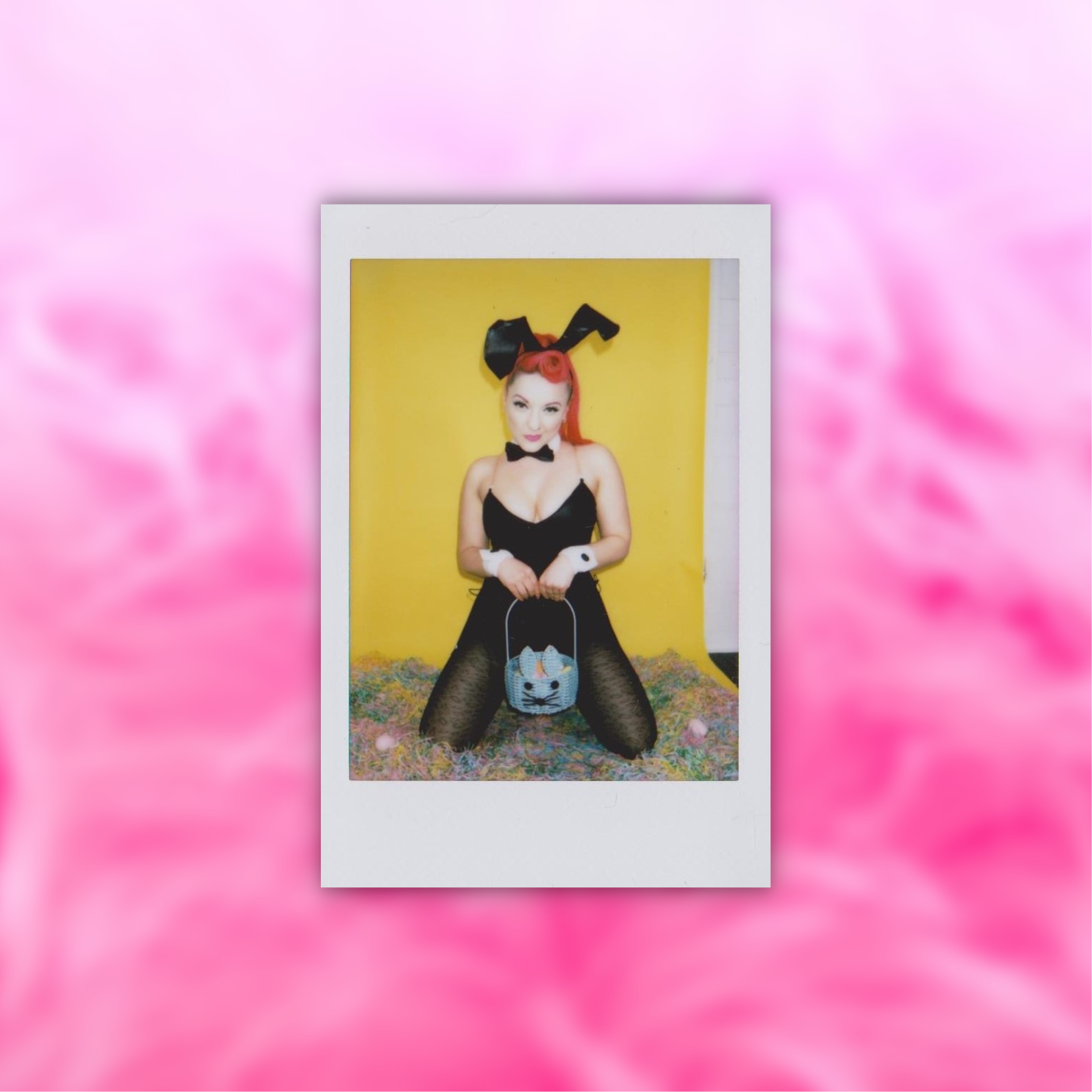 OOAK Bunny Basket Instax