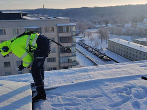 Service av solceller - även på vintern