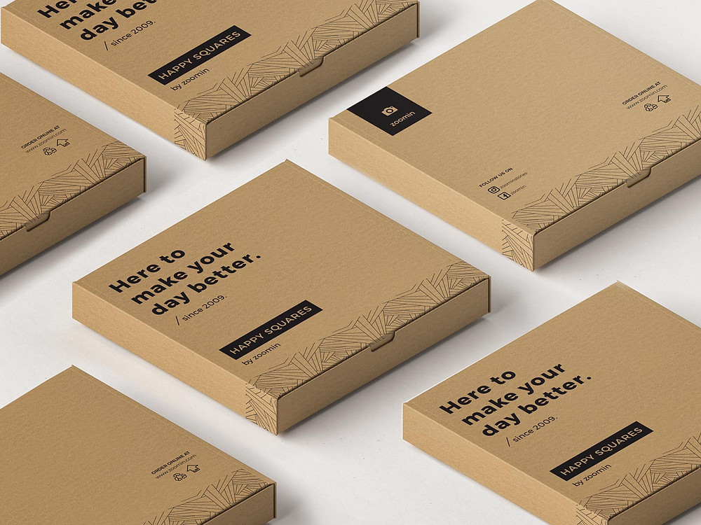 Brown Cardboard boxes, Eco-Friendly Packaging
