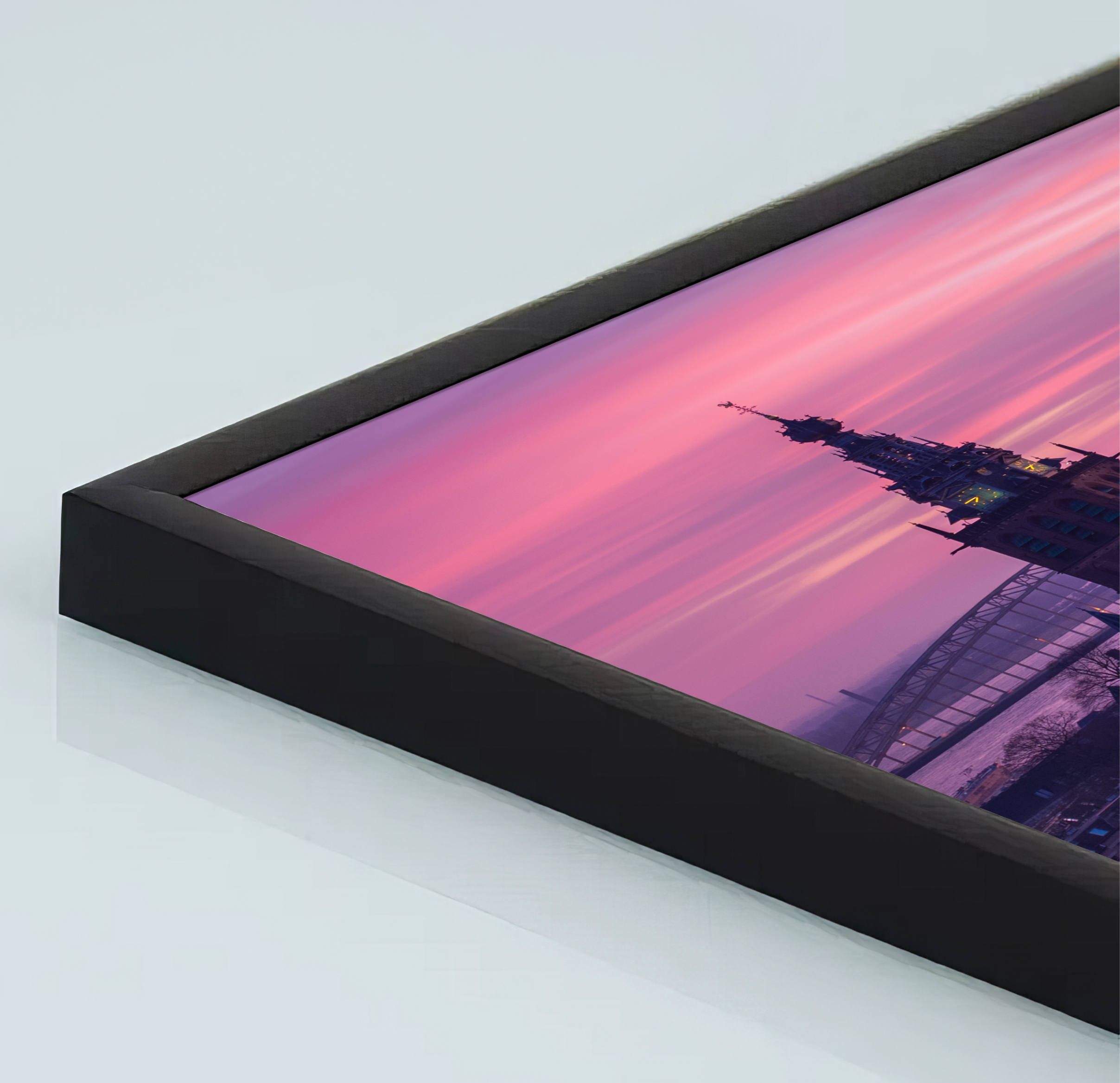 Luxe Aluminium Fotolijst (Mat Zwart)