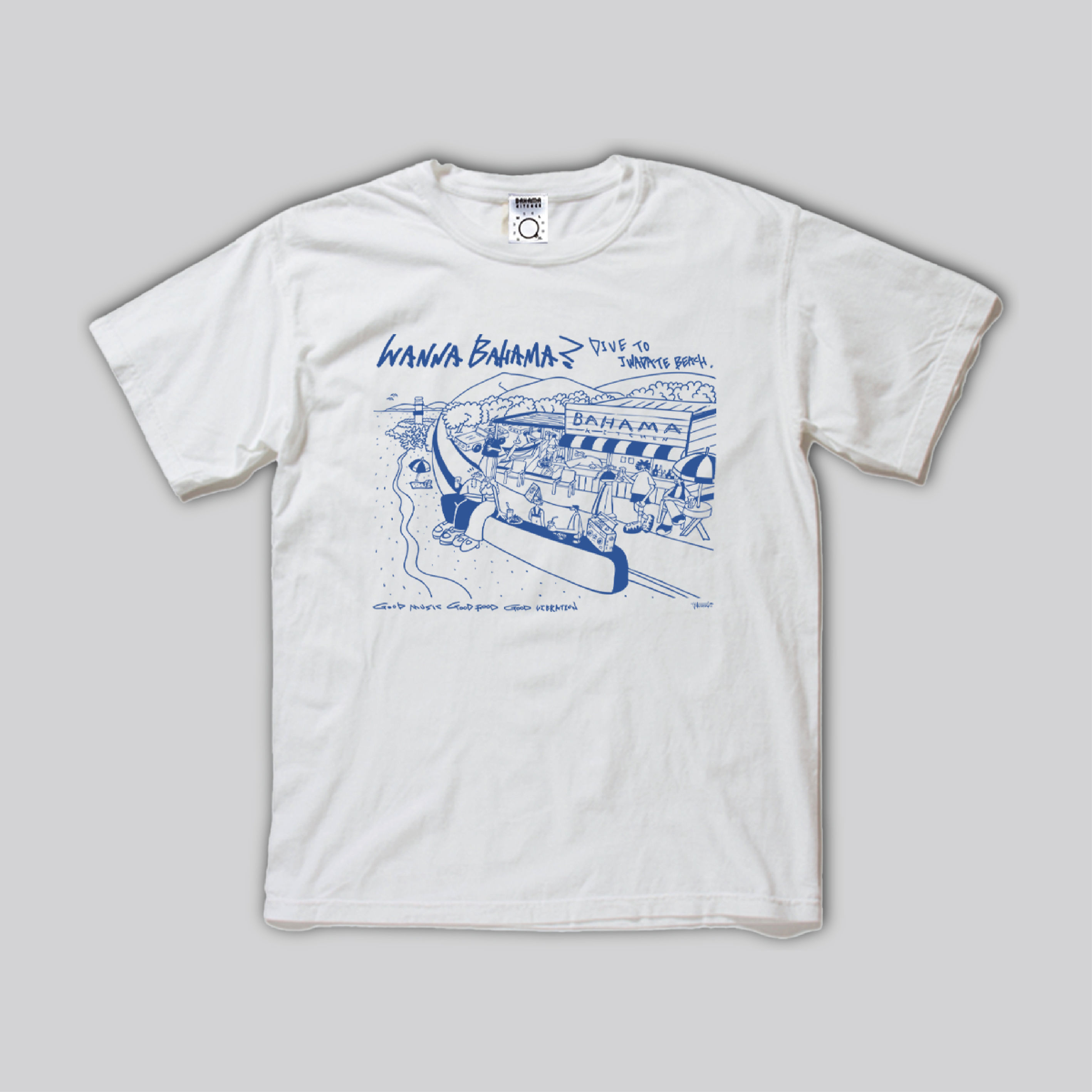 八峰町店 SEASIDE DINER 岩舘 × JUTA SASAKI GRAPHIC TEE