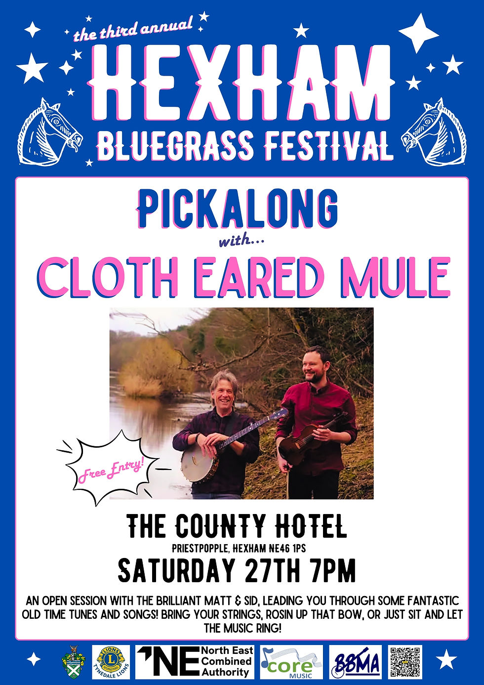 Pickalong with Cloth Eared Mule @ The County