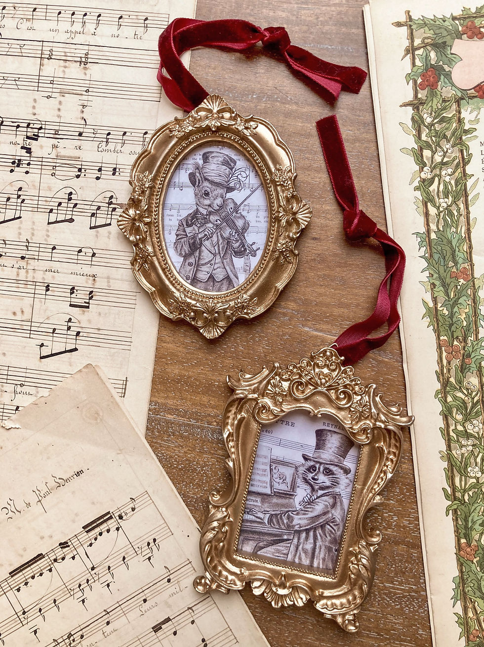 Lot de décorations "Musiciens"