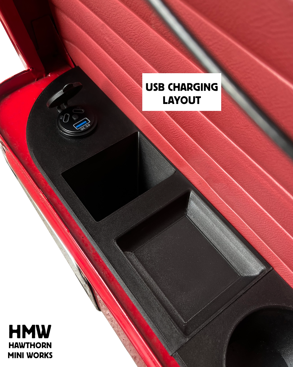 Thumbnail: Classic Mini MK1 MK2 Door Pocket Inserts Liners