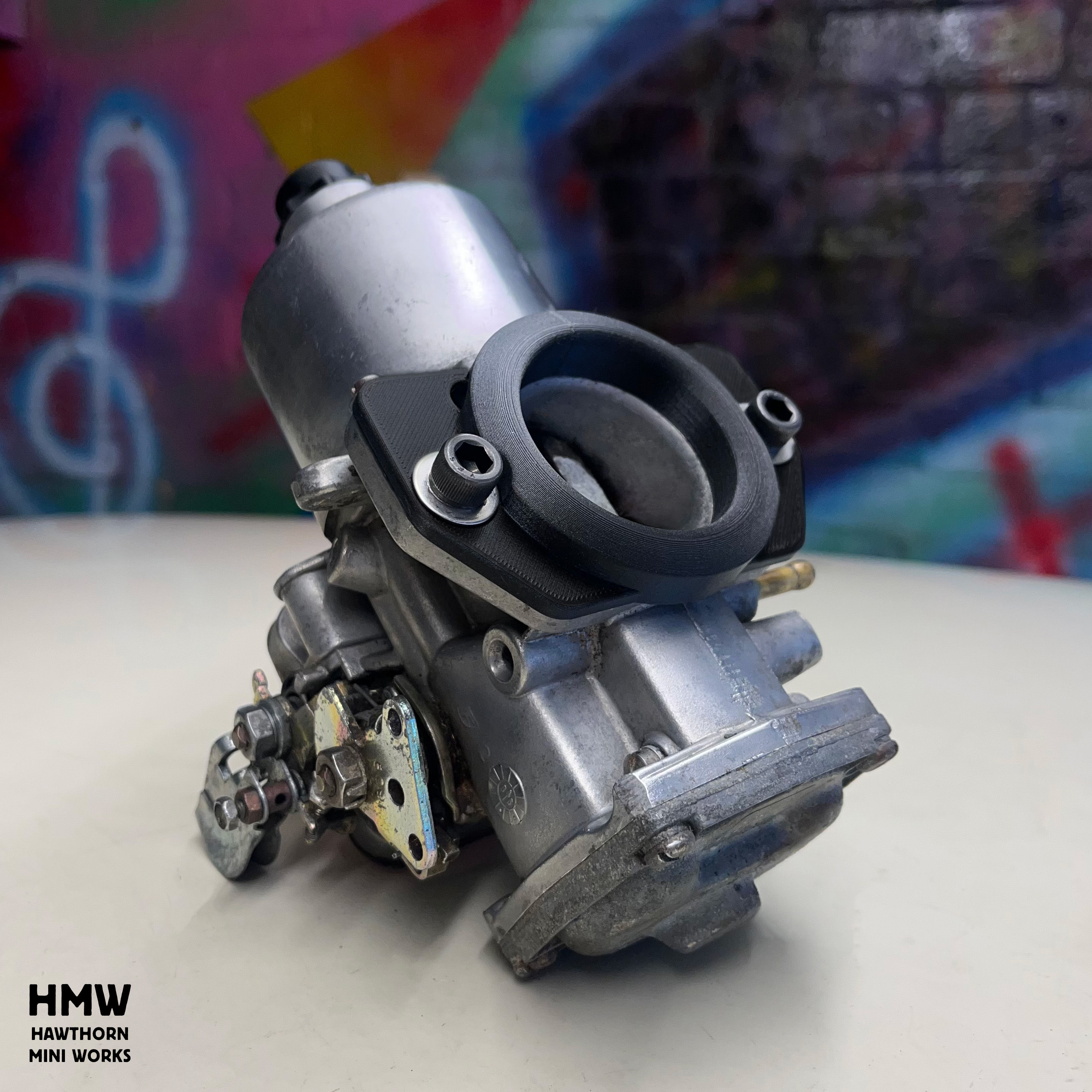 Stub Stack for HIF44 Carburettor - Carbon Fibre